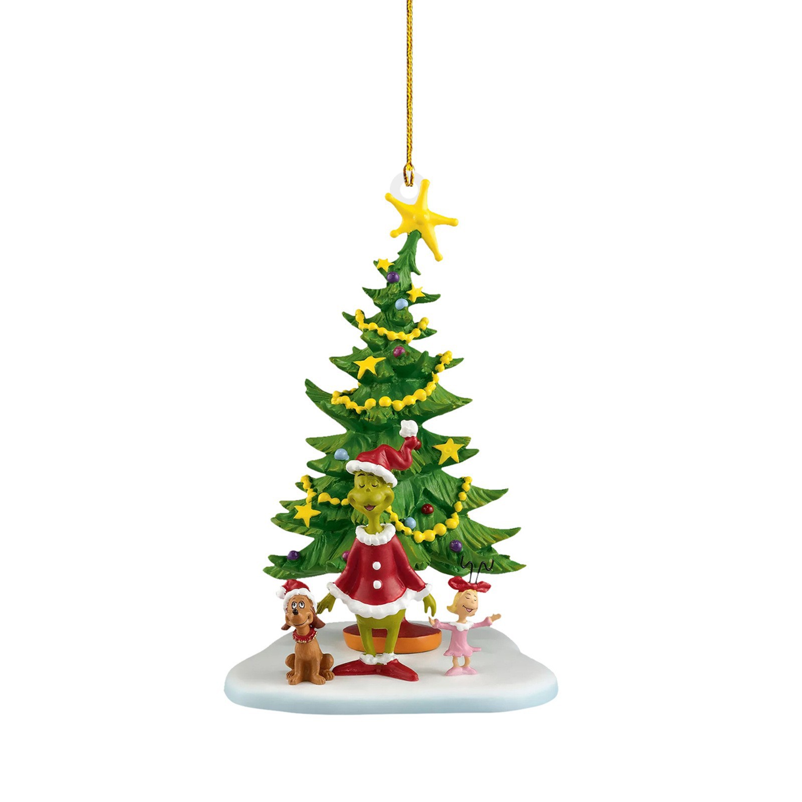 Colgante creativo de Navidad Grinch transfronterizo decoraciones para árboles de Navidad colgante de acrílico