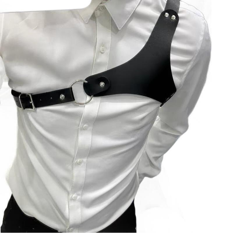 European and American Style Muscle Bondage Harness Sexy Chest Strap Chain 1S Waist Belt Fitness Chest Harness Chest Chain Waist Cincher European and American Style Muscle Bondage Harness Sexy Chest Strap Chain 1S Waist Belt Fitness Chest Harness Chest Chain Waist Cincher
