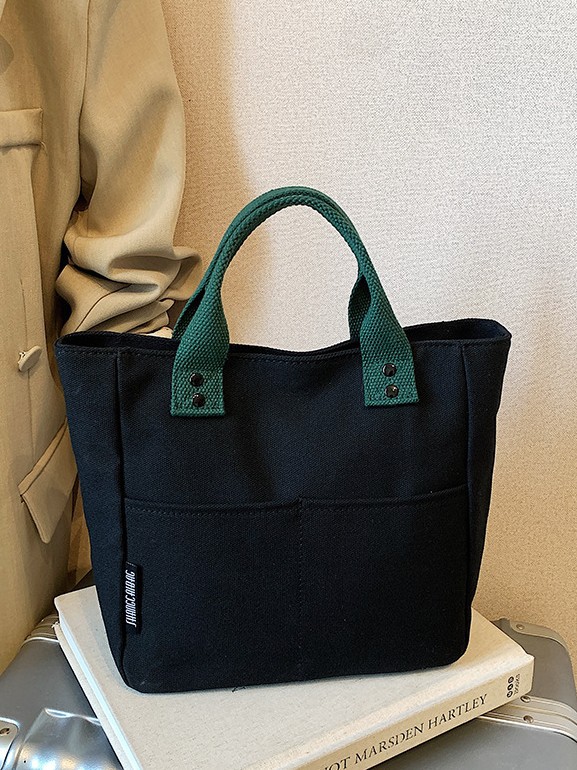 Bolsa de mujer 2026 nuevo bolso de lona de viaje multibolsillo bolso de bolsa de publicidad logotipo impresa en stock