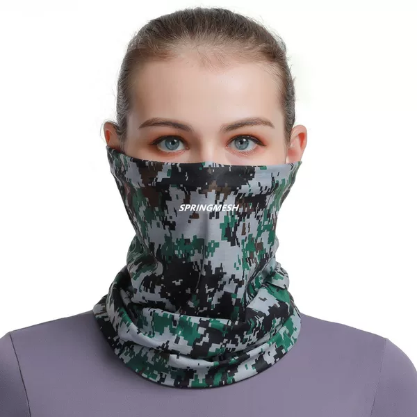 Summer sun protection magic headscarf, camouflage neck gaiter, outdoor cycling mask, quick-dry cooling fishing face towel