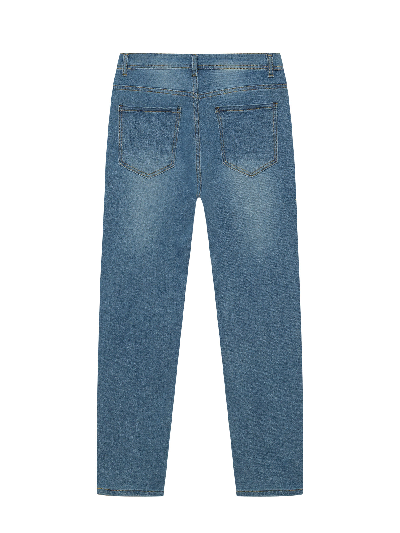 2025 nuevo Amazon Europa y América comercio exterior moda casual hombre jeans pie pequeño delgado desgastado jeans