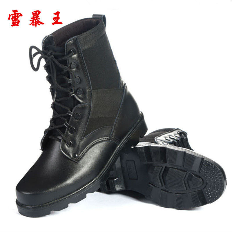 Spring and Autumn Training Shoes, Combat Boots, Special Forces Breathable Super Lightweight Combat Boots, Cotton Shoes, Martin Military Hooks, Security Shoes, Autumn and Winter
