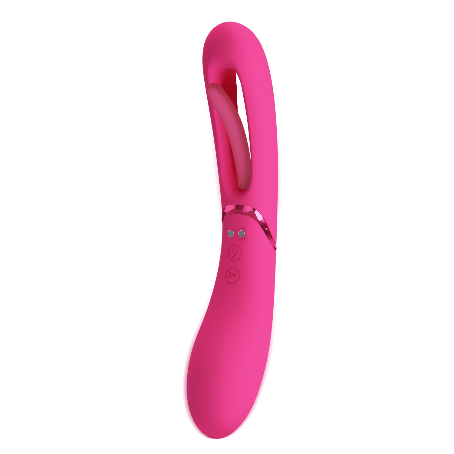 Bâton de massage vibrant en silicone rechargeable usb_voghion.com