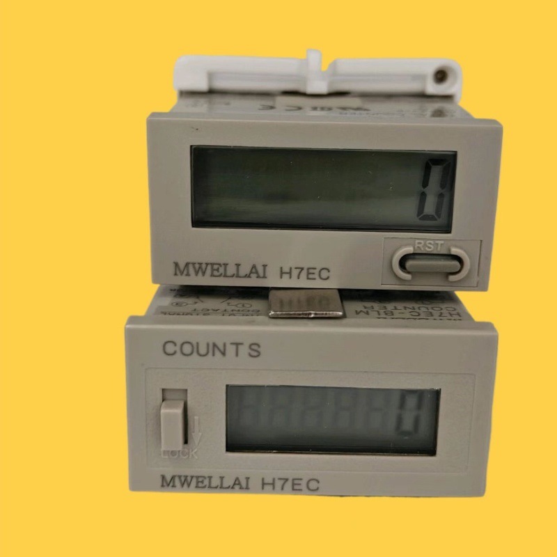 カウンター電子デジタル表示工業通電タイマーH7ETオンオフ電気記録器は電源H7EC-BLMを持っています。|undefined