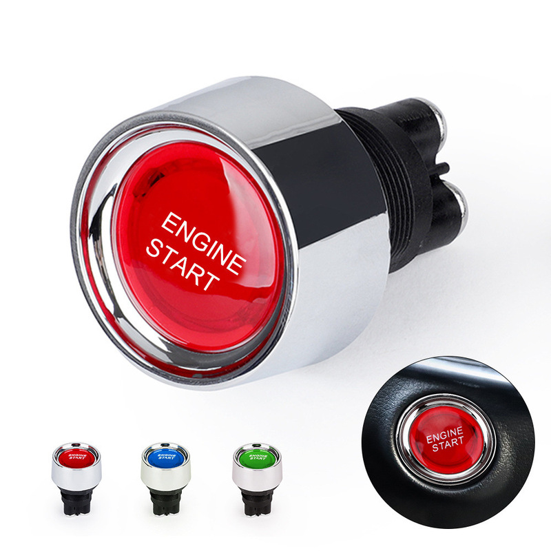 Car One-click start switch 50a button switch keyless switch 12V/24v start ignition switch