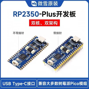 微雪 [RP2350-Plus开发板微控制器升级版 树莓派Pico2 Type-C接口]