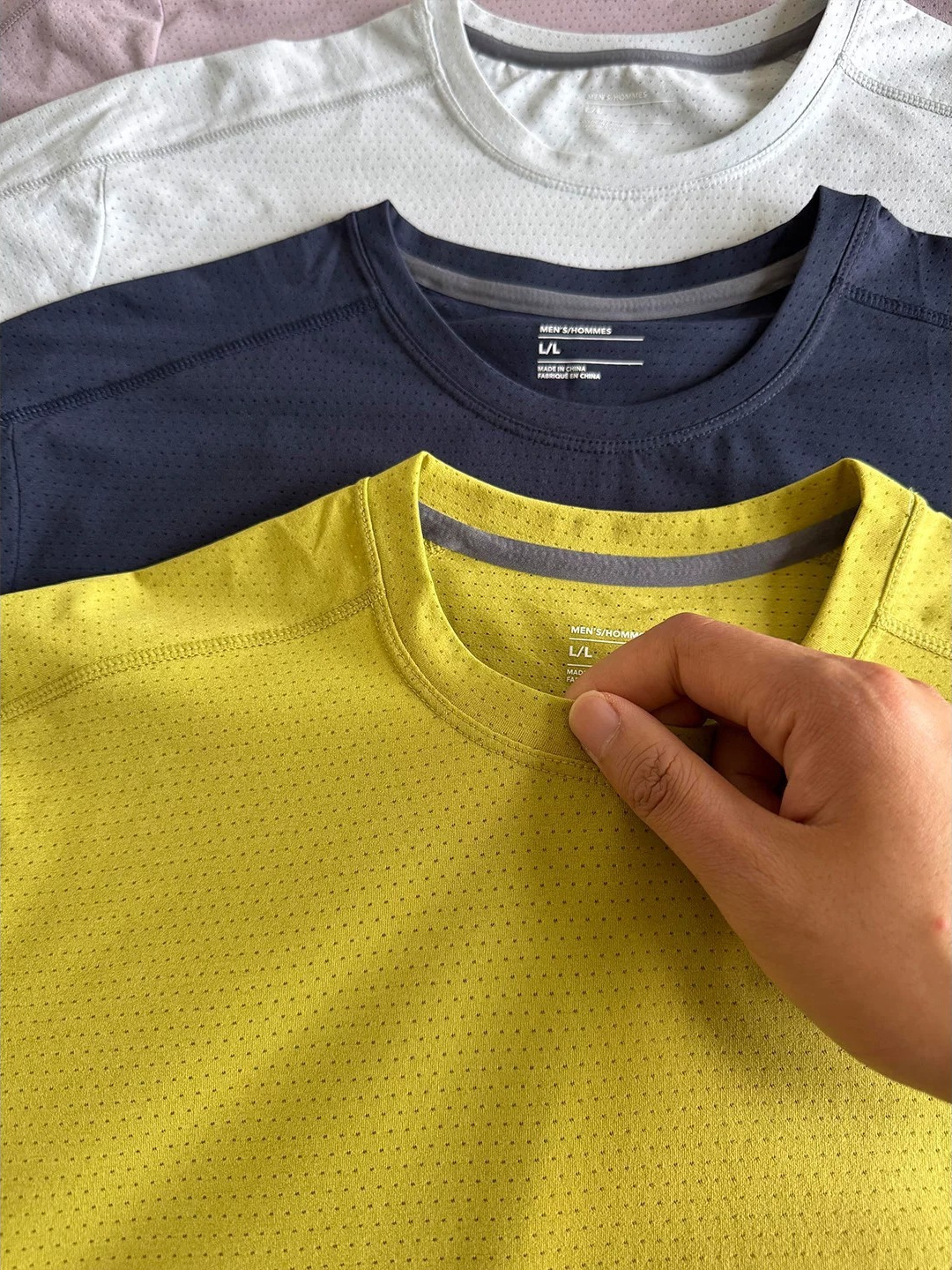 Silk breathable summer thin quick dry solid color sports T-shirt