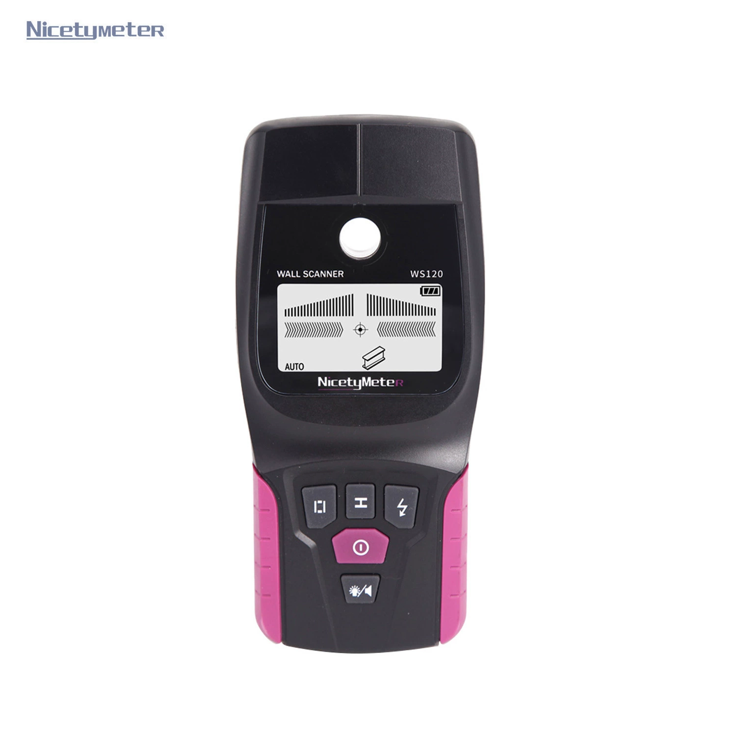 Детектор проникновения в стены WS120｜Точный поиск водопроводных и электрических труб, интеллектуальное определение положения арматуры, незаменимый инструмент для ремонта дома