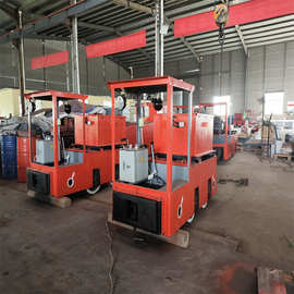 2.5吨金属矿山运输渣土电机车5吨牵引式架线拉煤块机车头图片