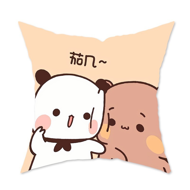 かわいい漫画抱き枕飾りソファリビングルームクッション寝室アニメ柄抱き枕腰枕カバー|undefined