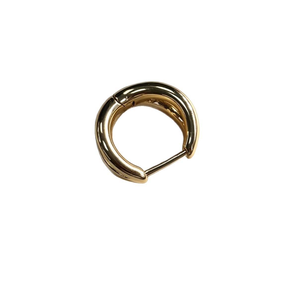 New Niche Design With A High-end Feel, Double-layer Circular Spring Ear Clips, Elegant And Light Luxury, Minimalist_voghion.com