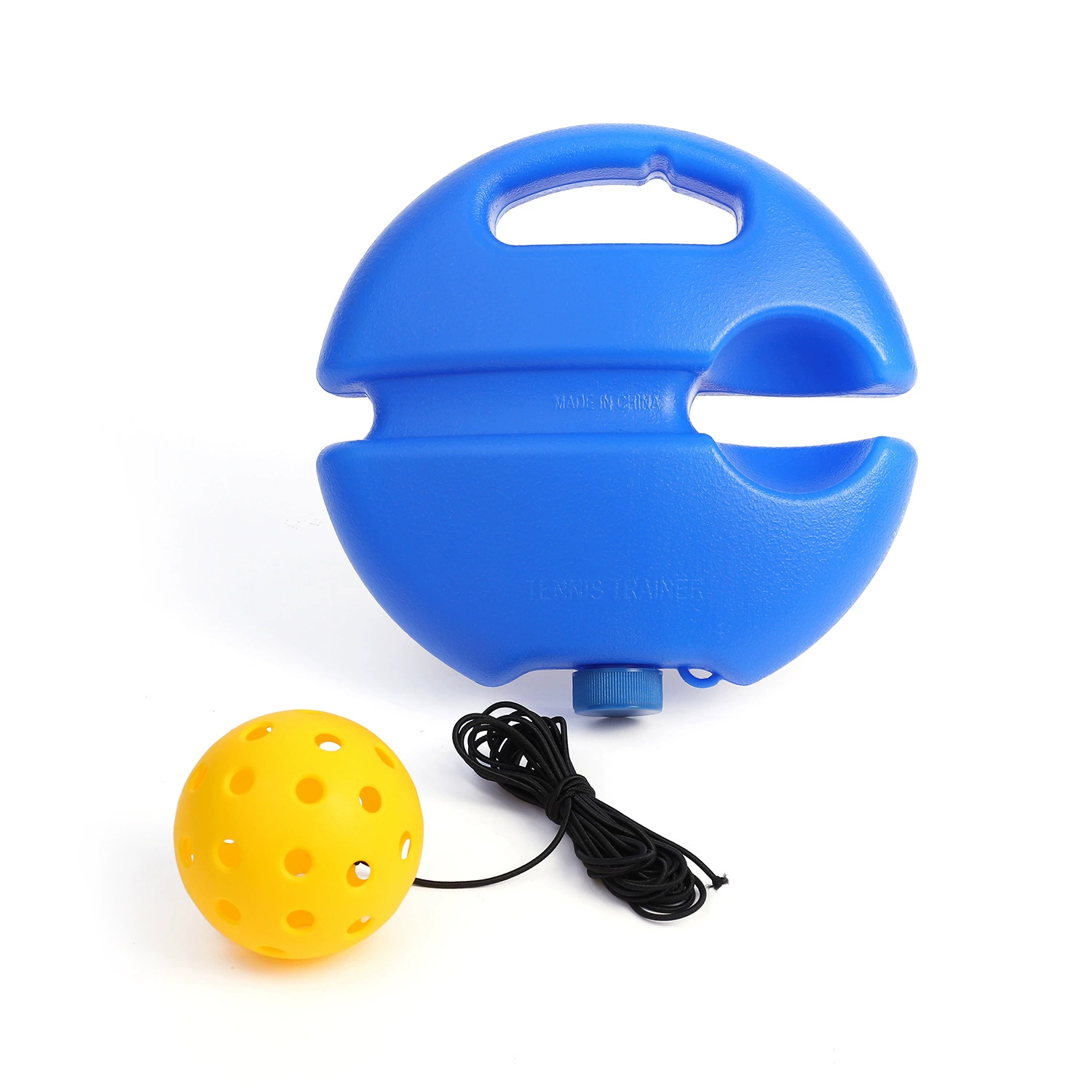 ✅Manufacturer's ready-made single pickleball racket training device 40-hole high-elastic PE hole ball beginners practice Pickle