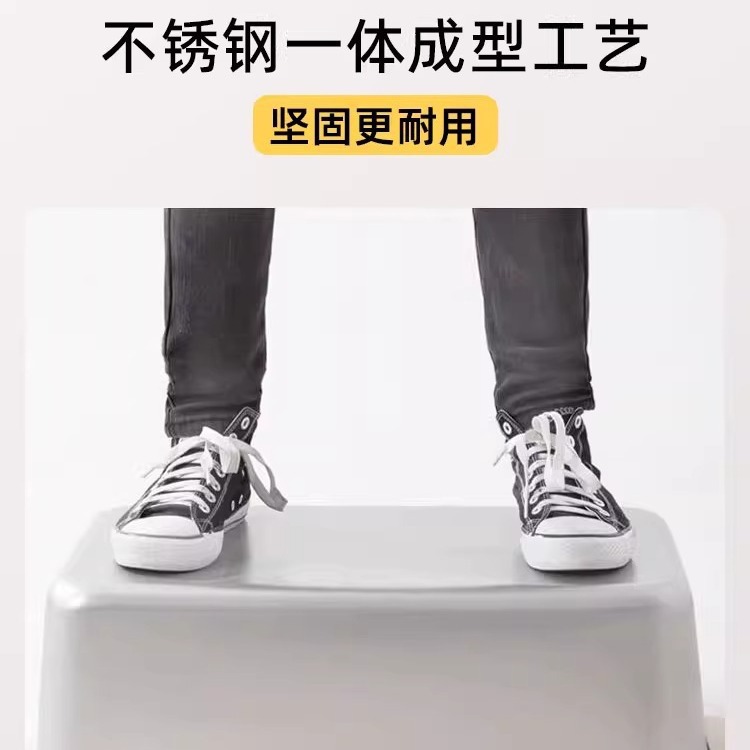 Caja de acero inoxidable para gatos, caja de arena semicerrada para gatos, baño para gatos de gran tamaño, baño especial para gatos, gran protección contra salpicaduras externas, baño al por mayor