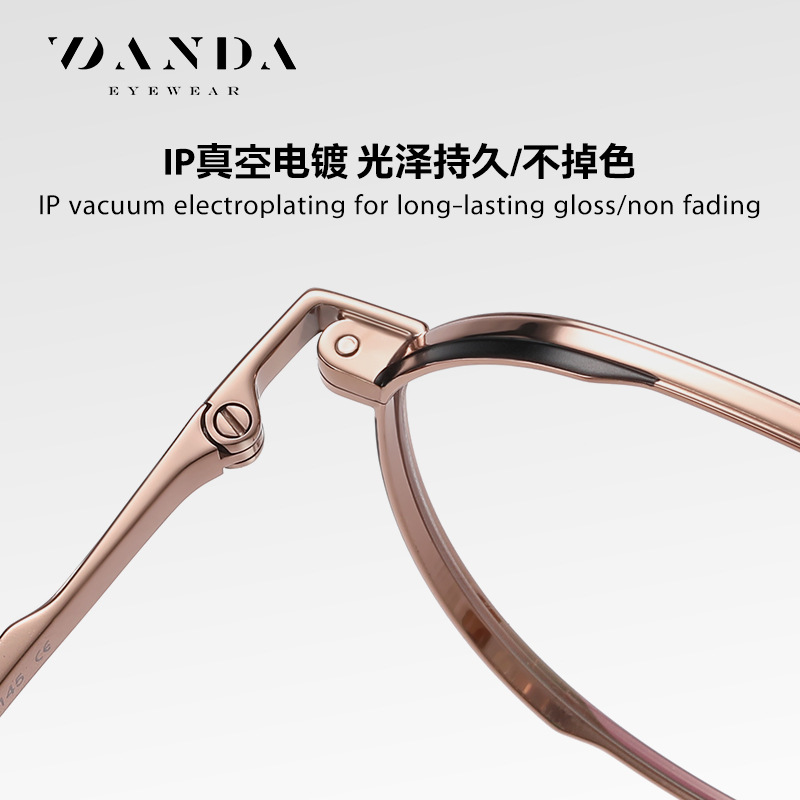 Nuevo titanio puro oval gafas marco st6223 moda hombres y mujeres pueden coincidir con miopía gafas ópticas llano belleza artefacto gafas