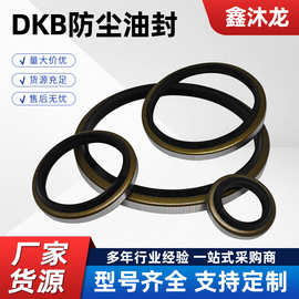 DKB防尘油封外铁壳骨架油封液压气缸活塞杆机械轴配件密封件大全