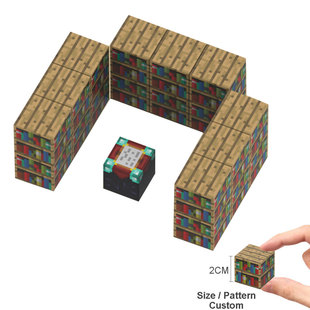 My Mc World DIY Peripheral Magnet Toy Mineral Assembly Magnetic Block Building Blocks Kidsren's Educational Model Gift