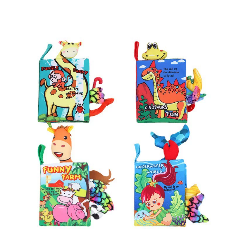 BBSKY Трёхмерная cartoon тканевая книга, новая коллекция