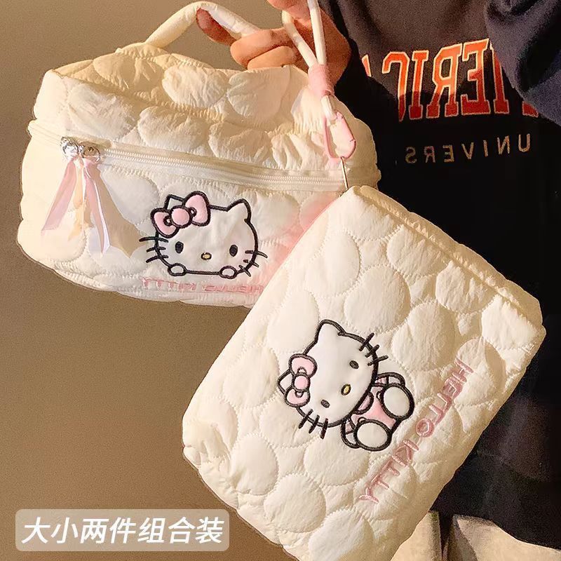 Nuevos productos de cuidado de la piel de gran capacidad para almacenar bolsas de lavado lindas bolsas de maquillaje portátiles japonesas para mujeres y mujeres envío gratuito