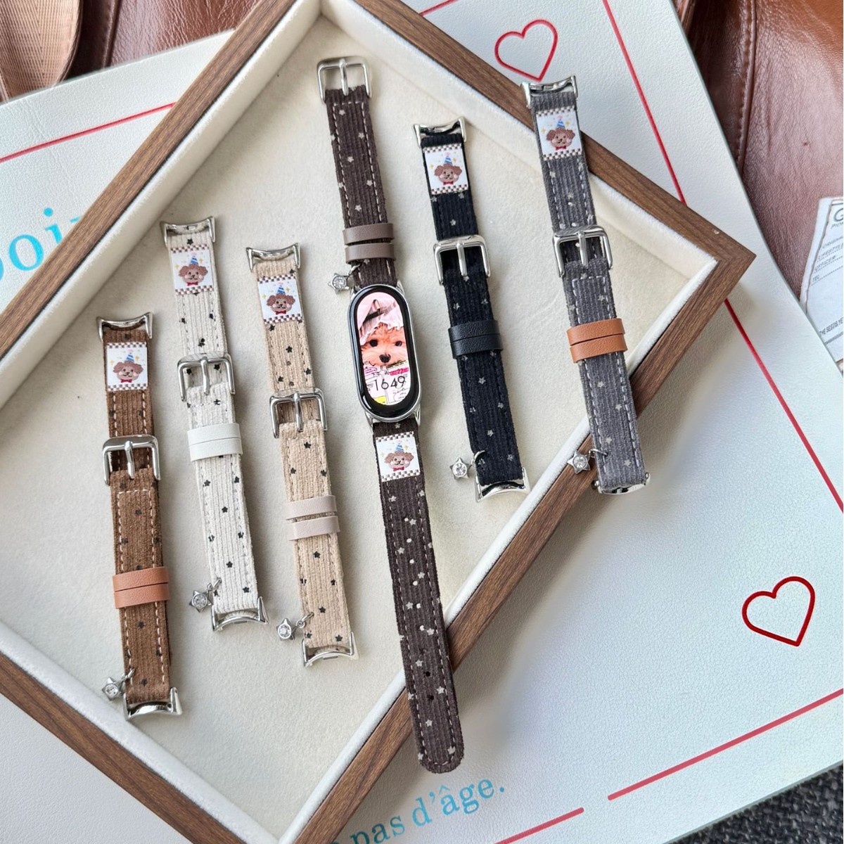 Suitable for Apple s11 polite puppy Xiaomi 10 bracelet 9pro corduroy…
