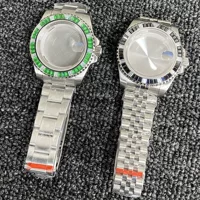 40MM водяной призрак дайвинг корпус 316L из нержавеющей стали с бриллиантами корпус сапфировое стекло подходит для движения 2813/8215