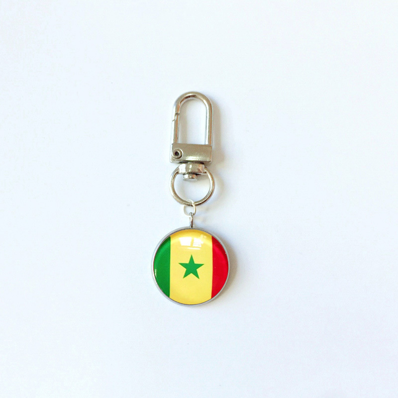 13g Weight Bag Pendant, Keychain Classification 1 Piece Quantity Holiday, Daily Occasion 316 Stainless Steel , Alloy Material National Flag Pattern Epoxy Design Simple Style Style 1 Piece Simple Style National Flag 316 Stainless Steel Alloy Epoxy Bag Pendant Keychain 27
