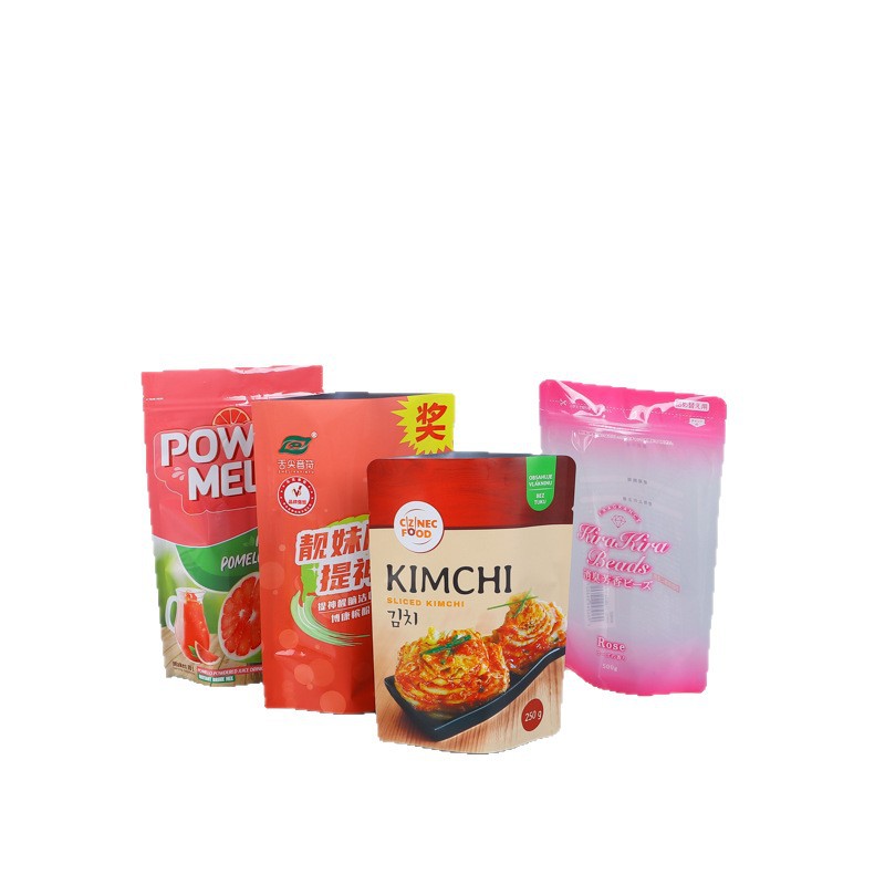 Plastic food packaging bags customized frozen whole grains aluminum foil ziplock bags tea coffee tobacco bags food grade 5