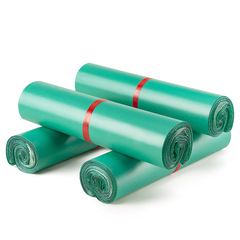 Deio half new green express bag packaging logistics self-adhesive waterproof e-commerce packing bag bulk wholesale express bag