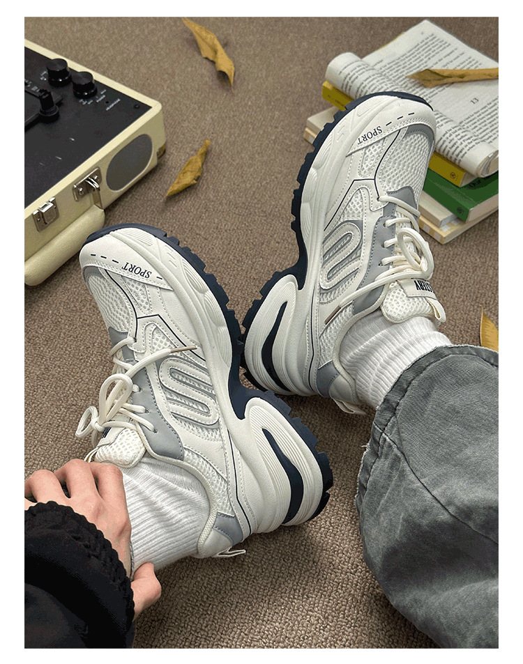 Women's Thick Soled Casual Sports Shoes Versatile Platform Style_voghion.com