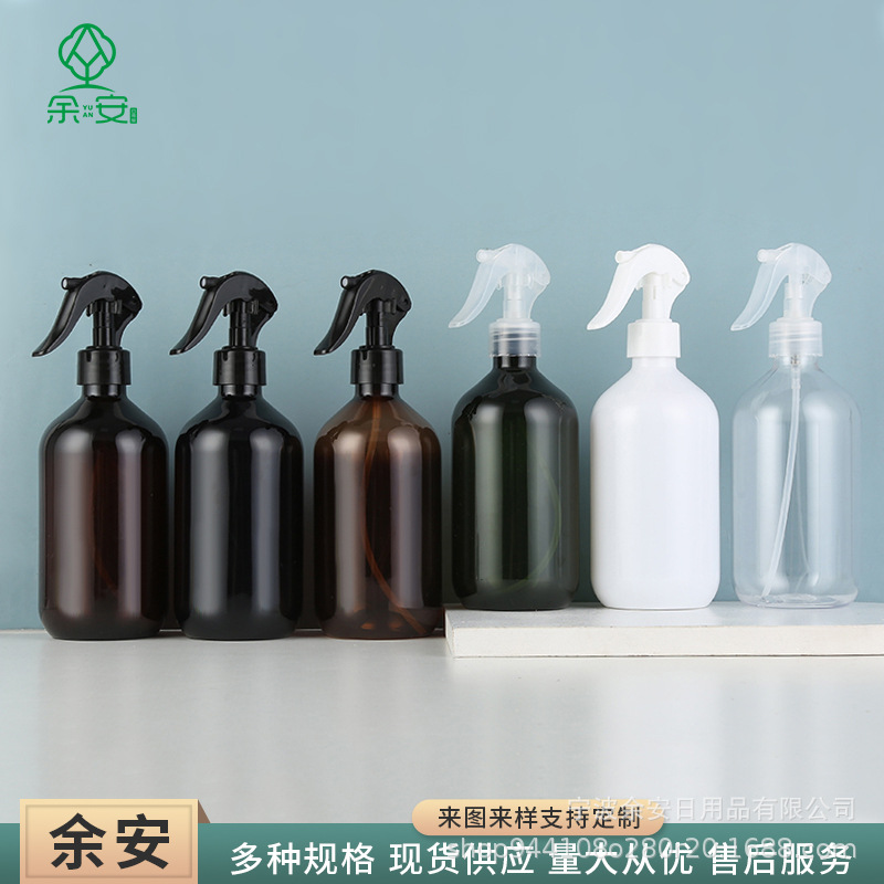 500ml波士顿小老鼠喷雾瓶手扣式浇花瓶清洁消毒水喷瓶现货可丝印