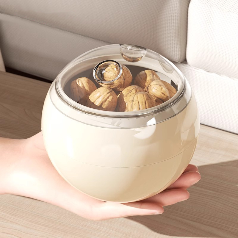 La gente perezosa come semillas de melón artefactos dulces bocadillos plato de nueces sala de estar hogar de alto valor nueva caja de frutos secos sellada a prueba de humedad