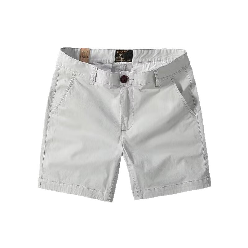 Pantalones cortos de gama alta de lujo ligero, pantalones de tres puntos para hombres, pantalones de traje de herramientas, moda empresarial británica, comercio exterior, venta al por mayor transfronteriza