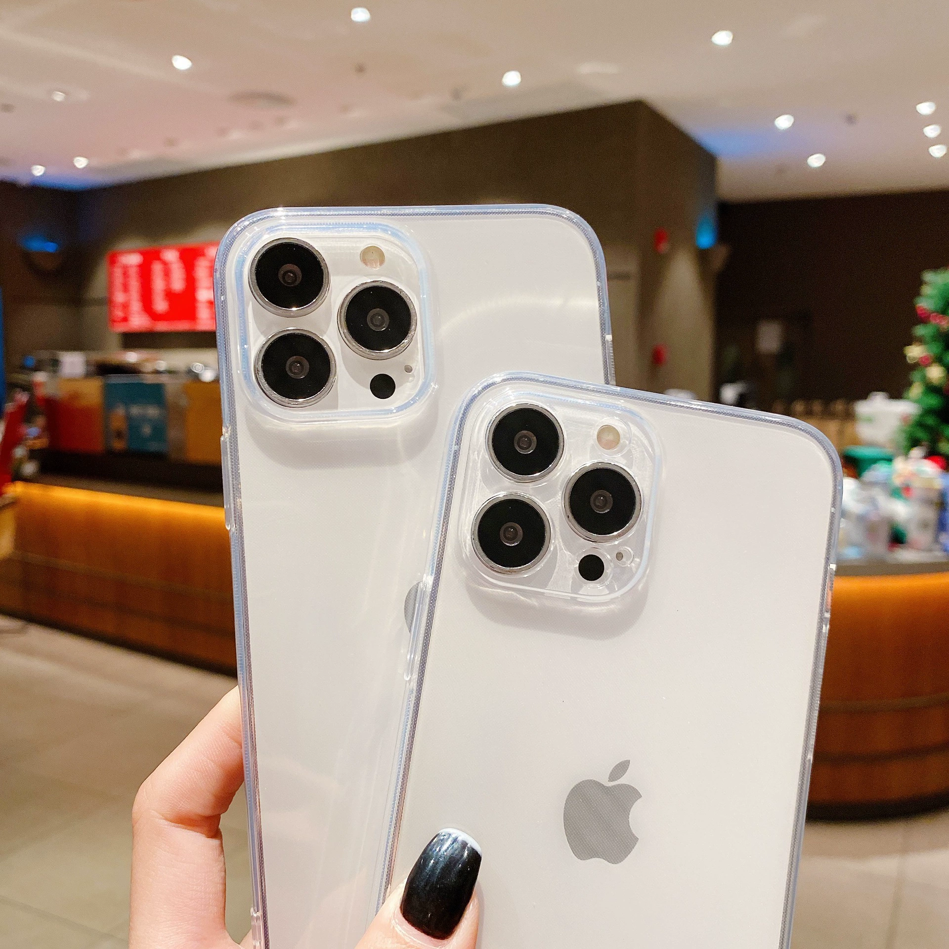 Чехол для телефона (Apple) iPhone 15/16/13 серии — высокопрозрачный TPU, точные отверстия, защита от падения