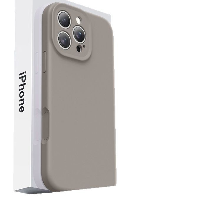 iPhone17promax用ケース、液体シリコン製、AIカメラボタン付き、精密な穴あき、Apple16保護ケース|undefined