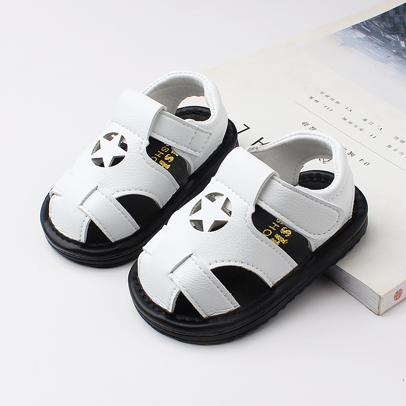Baby Sandals Summer Children's Shoes Baby Toddler Shoes Soft Sole Non-slip 0-2 Years Old Men's and Women's Shoes Batch 2717