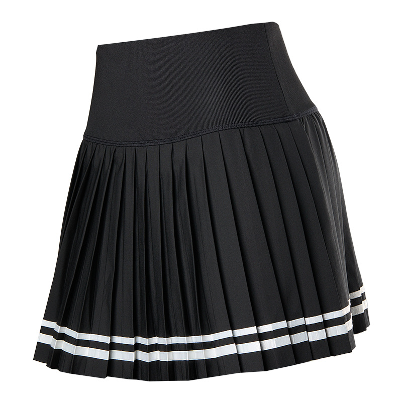 Vesta de tenis de mujer secado rápido vestido deportivo de fitness yoga bádminton cinturón forrado vestido corto de moda plegado image 7