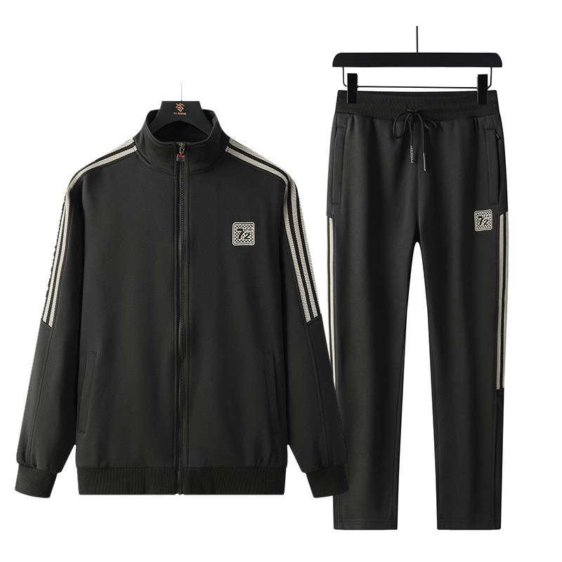 Traje deportivo para Hombre Ropa de primavera y otoño 2023 Nuevo suéter deportivo cardigan de talla grande para hombre traje de primavera y otoño