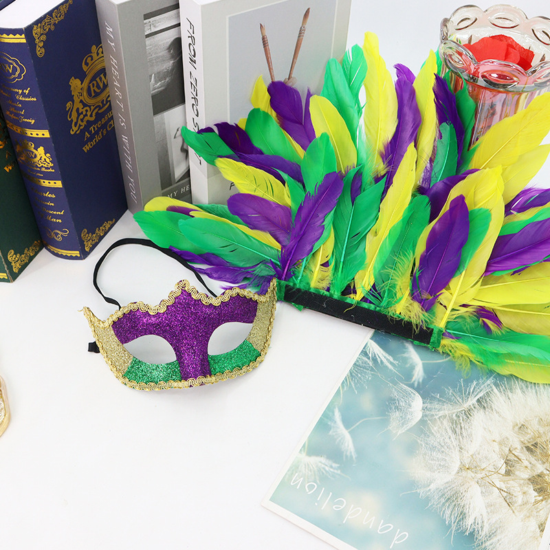 Carnaval transfronterizo máscaras de baile máscaras plumas de Pascua máscaras de mitad de cara máscaras de fiesta máscaras de ojos