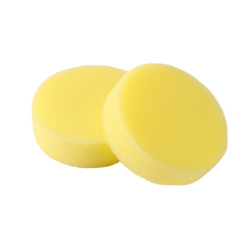 Car wash sponge round pressure edge waxing sponge car supplies high-density cleaning sponge polishing cleaning tool