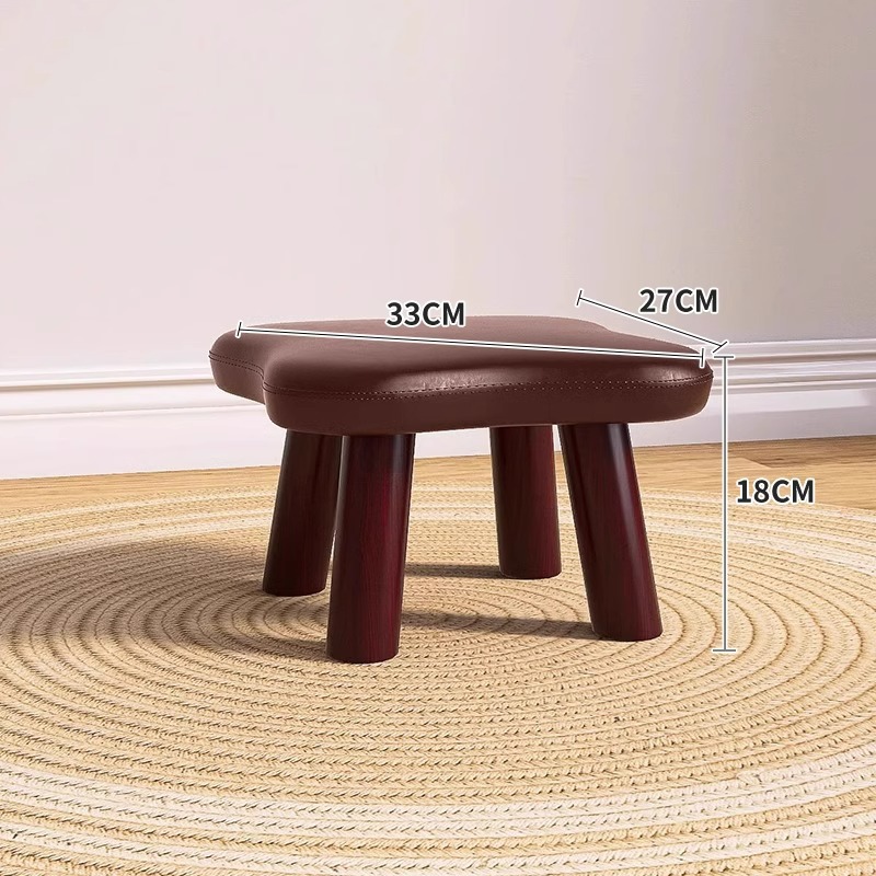 Taburete pequeño taburete bajo doméstico fuerte y duradero sofá taburete de sala de estar creativo para niños pequeño banco de puerta para cambiar zapatos taburete asiento muelle