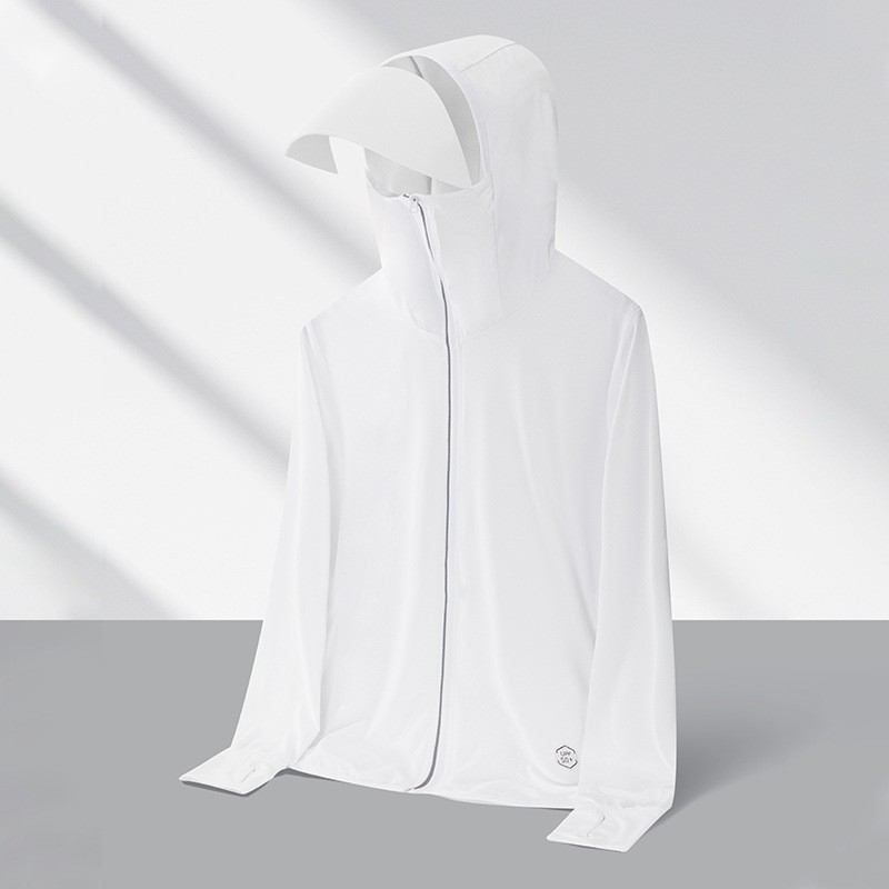 Fishing Clothes Jacket Coat Men and Girls Couple Ice Silk Thin Sunscreen Clothing Outdoor Travel Biking Sunscreen Clothing Lightweight