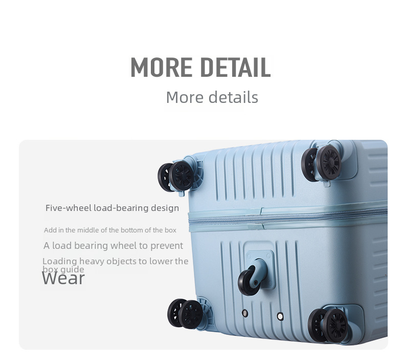 Large Capacity Student Trolley Case 28 Inch Brake Universal Wheel Luggage for Men and Women Password Zipper Suitcase 32