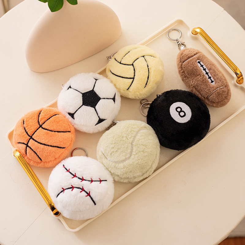 Baloncesto de fútbol billar colgante almohada muñeca creativa decoración de regalos deportivos juguetes de peluche