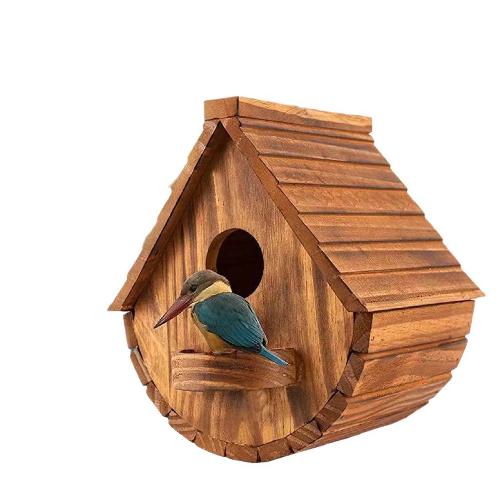 Casa de pájaros semicircular