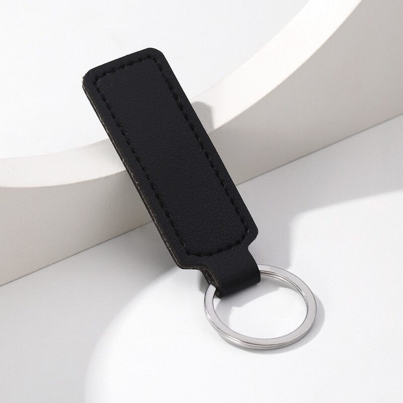 Amazon ベストセラー PU レザーキーホルダーシンプルなビジネスカーキーアクセサリーレザーキー DIY キーリング|undefined