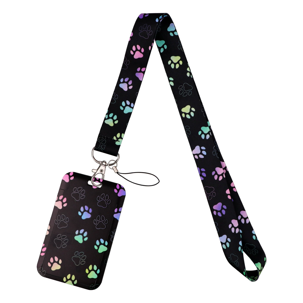 Mobile phone, strap, card holder, universal protective travel card case for students