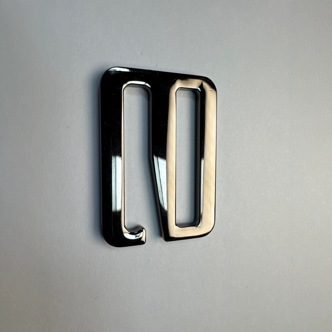 锌合金1寸半九字扣六字扣箱包织带扣9字钩 38mm九字扣