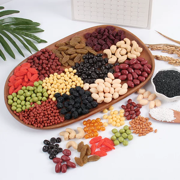 1:1 simulation grain model PVC simulation coffee bean soybean corn peanut rice sesame natto props