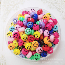 亚克力6*10mm凸笑脸珠 Diy手工串珠材料手链项链饰品配件厂家直销