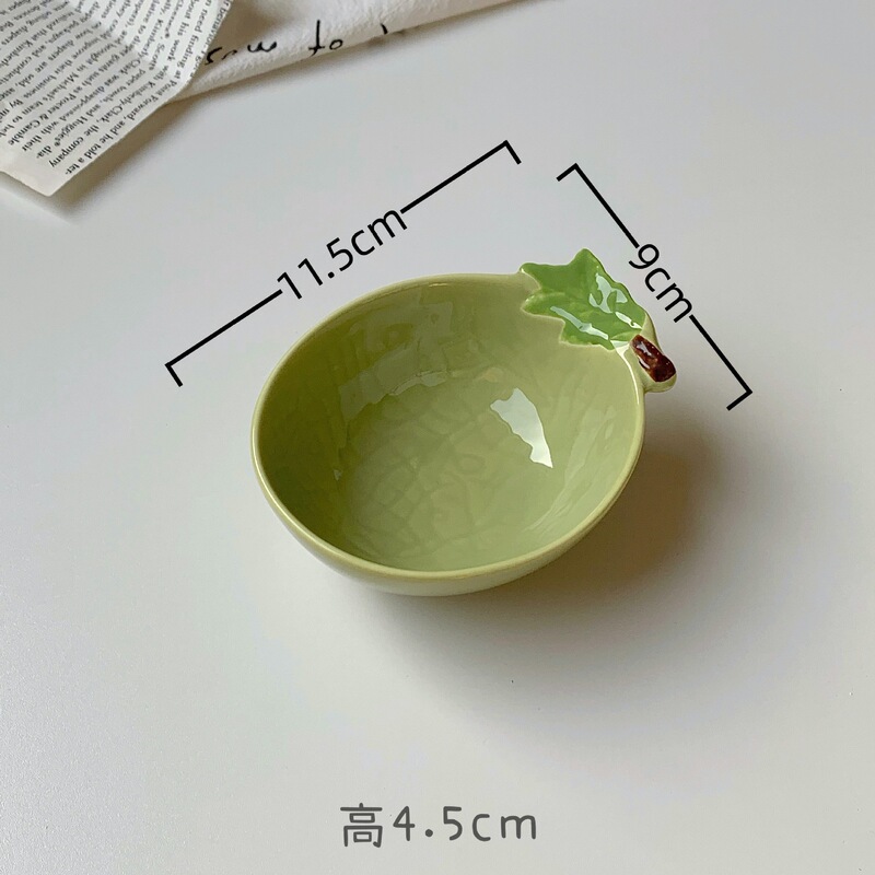 かわいい漫画のセラミック小皿ディップソーサー家庭用スナック皿吐き骨ソーサーソース調味料醤油ソーサー|undefined