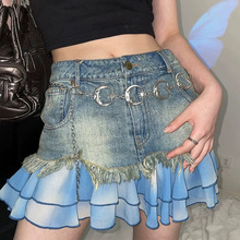 y2k��Ͱ�ǧ�����÷�ɫ��������ŮƤ�������ţ�п�����԰ٴ�װ